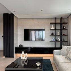 Michalis A Germanos Elegance On Display Even When The Tv Is Off